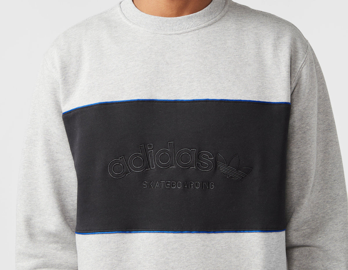 adidas Skateboarding Arched Logo Crew Sweatshirt