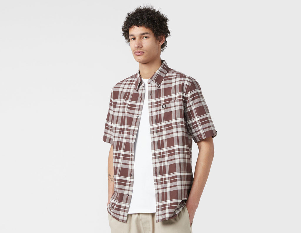 Fred Perry Tartan Short Sleeve Shirt