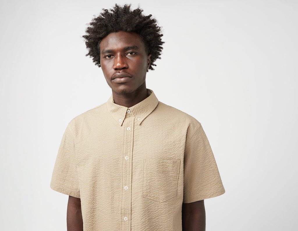 Nike Life Seersucker Short Sleeve Shirt