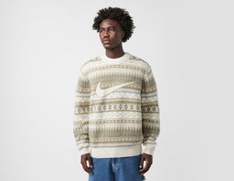 Nike Life Fair Isle Swoosh Jumper