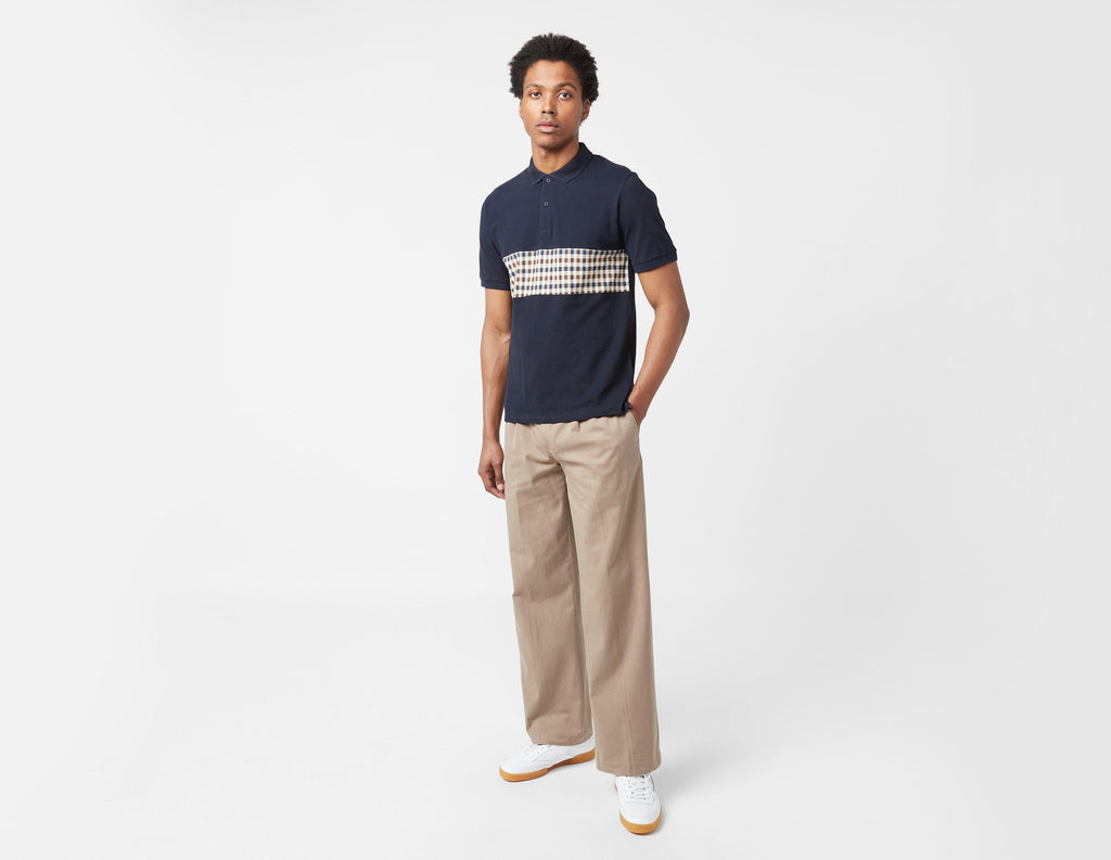 Aquascutum Active Club Check Insert Polo