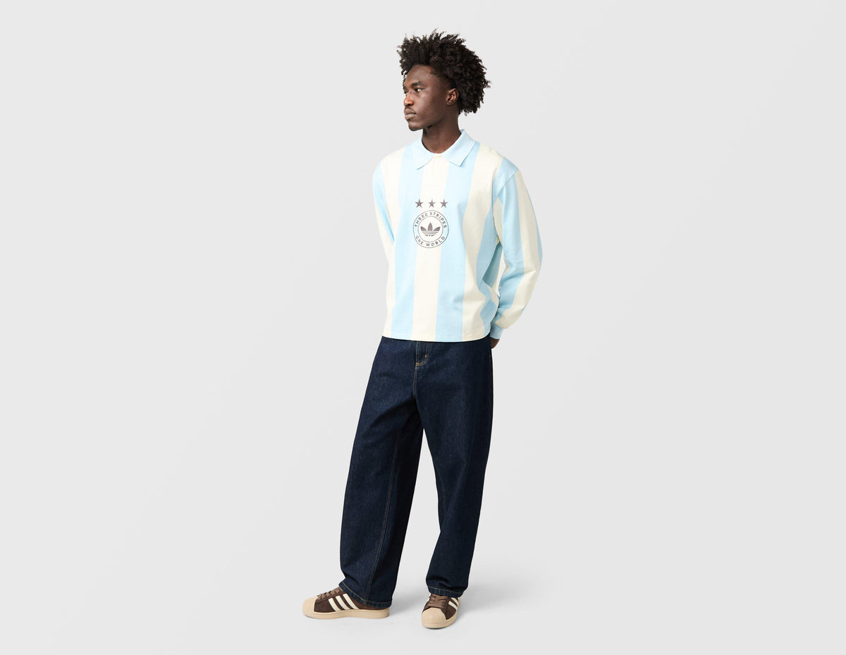 adidas Originals Graphic Long Sleeve Polo