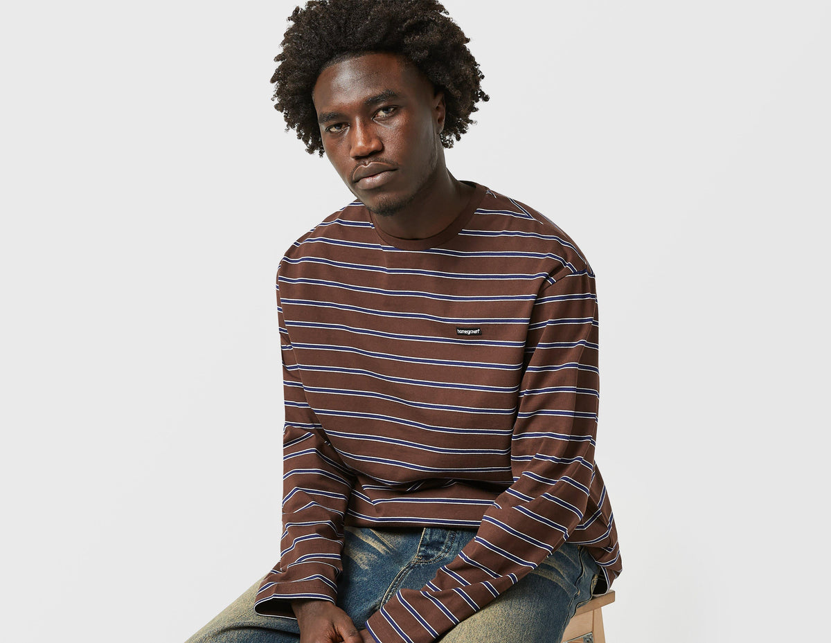 Home Grown Boson Long Sleeve Striped T-Shirt