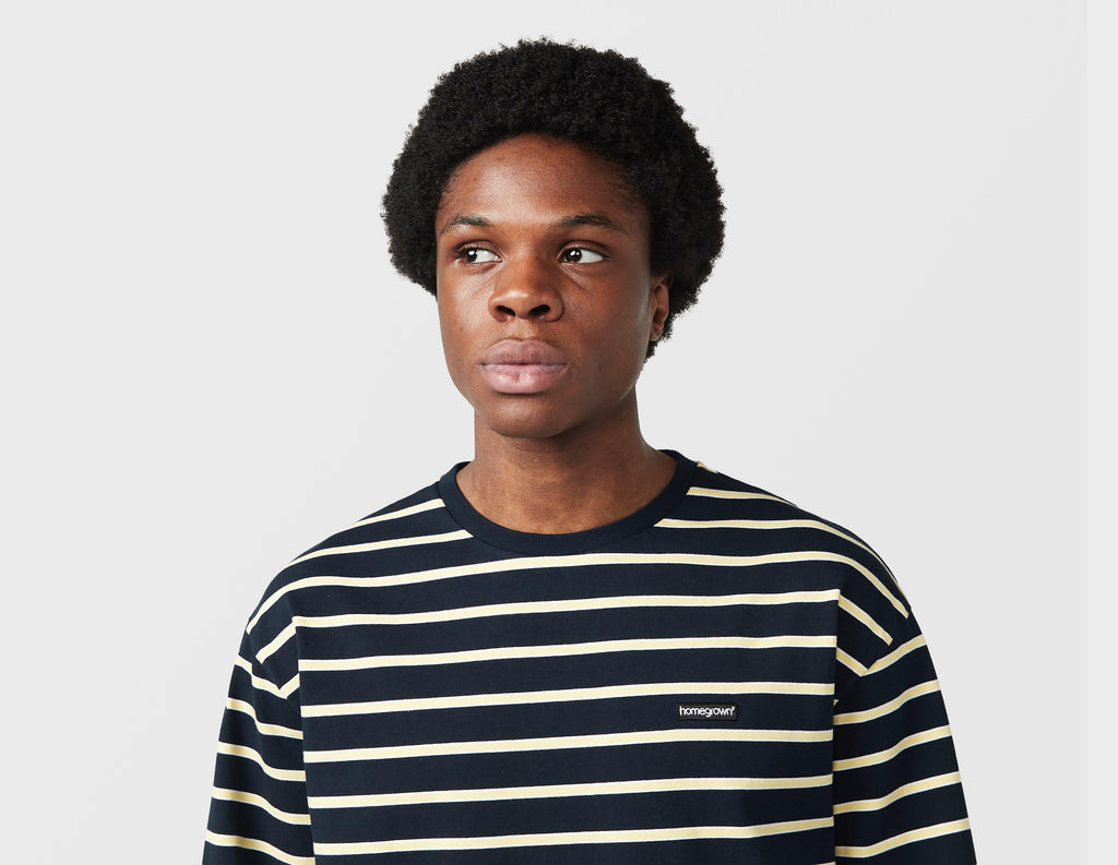 Home Grown Boson Long Sleeve Striped T-Shirt