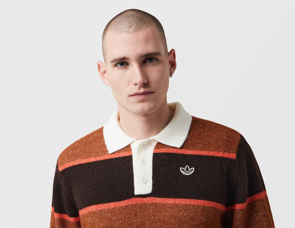 adidas Originals Winter Club Stripe Polo Shirt